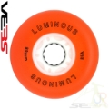 Seba LUMINOUS 80mm Wheels - Orange White - SSK-SWL-LU80ORWH