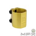 MFX Extreme Double Clamp - Gold - Angled - 205-472