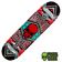 Madd Gear PRO Skateboard - Jest Red Turq - Angled - MGP205-291