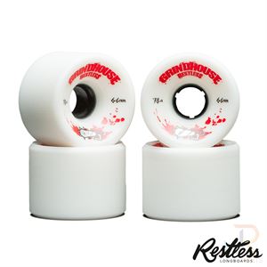 Restless Wheels - Grindhouse - 66mm 78a White - RESWGH6678