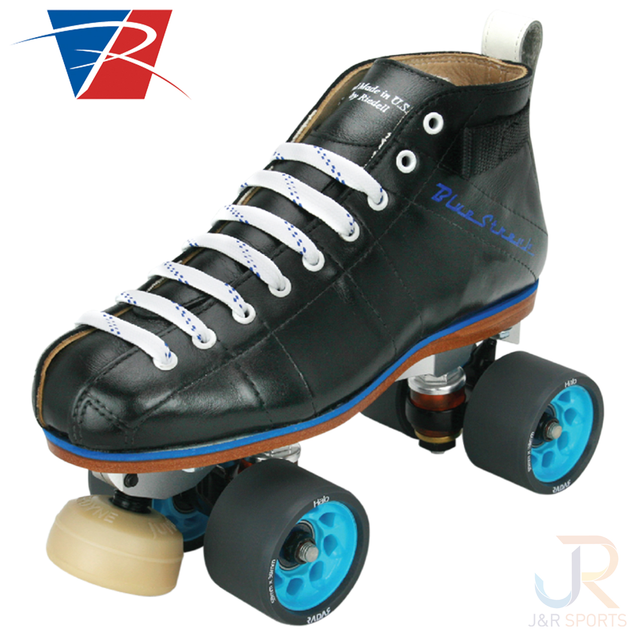 Blue Streak RS Skates Black DB Width from Riedell Skates distributed by ...