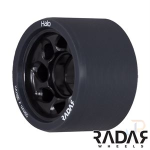 Radar Wheels HALO - Charcoal Black - Angled - 59mm 99a RWRHA59GBK