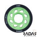 Radar Wheels HALO - Charcoal Green - Front - 59mm 97a RWRHA59GGN