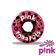 Pink Classic PolkaDots 62mm 78a Single