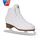 Riedell Ice Skates White Ribbon 112 Angled View