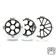 FR - Street Wheels - White - 100mm 85a - Group - FRWLSP100WH