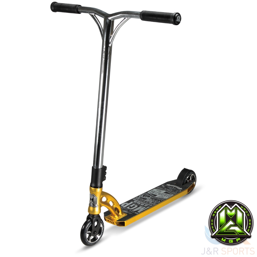 Hueco luto Generoso VX6 Team Edition Gold/Chrome Scooter from MGP distributed by J & R Sports -  J and R Sports