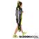 BazookaGoal EXP 200 x 75 - Black Yellow - Carrying - PIBGEXP10