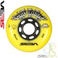 Seba Street Invader Wheels Yellow - 80mm 84A - SSK-SWL-S180-YEBK