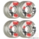 ROLLERBONES - BOWL BOMBERS CLEAR (8) - 62mm/101a