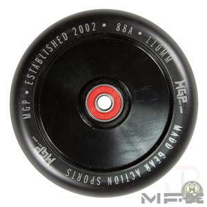 MFX CORRUPT Core 110mm Wheels - Black Black - Face - MGP207-065