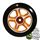 MGP CFA FILTH 110mm scooter Wheel - Orange Black - 204-536