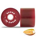 Retro Classic ZigZags Red 70mm 78a