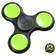 MGP Fidget Spinner - Black Lime - Angled View - MGP206303