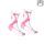 FR NANO Sports Socks - White Pink - Pair - FRSONWHPK