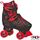 Roller Derby Trac Star V2 - Black Red - Angled - RD1372