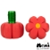 Moxi Brake Petals - Red Hibiscus - Pair 2 - MOX123661