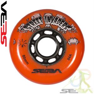 Seba Street Invader Wheels Orange 80mm