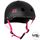 S1 LIFER Helmet - Matt Black inc Pink Strap - Angled - SHLIMBKPK