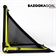 BazookaGoal XL 150 x 90 - Black Yellow - Side View - PIBGXL10