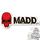MGP Red Skull Madd Sticker 202-038