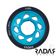 Radar Wheels HALO - Charcoal Blue - Front - 59mm 95a RWRHA59GBL