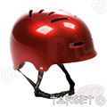 Target Metallic Red Helmet Dual Sized Angled View - 9303