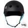 S1 LIT LIFER Helmet - Matt Black inc Blue Strap - Front -SHLILM