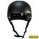Harsh ABS Helmet - Matt Black - Front View - HA207-201