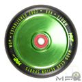 MFX CORRUPT Core 110mm Wheels - Green Black - Face - MGP207-061