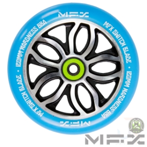 MFX R Willy Switchblade 120mm Scooter Wheel - Blue - 205-093
