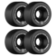 ROLLERBONES - TEAM LOGO BLACK (8) - 62mm/98a