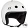 S1 RETRO Helmet - White Gloss - Angled - SHRLIWG
