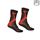 FR NANO Sports Socks - Black Red - Pair - FRSONBKRE