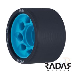 Radar Wheels HALO - Charcoal Blue - Angled - 59mm 95a RWRHA59GBL