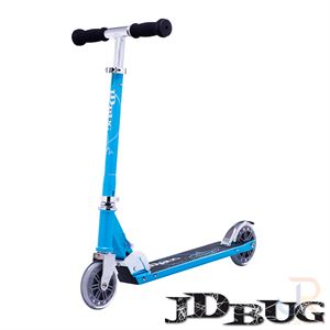 JD Bug Classic Street Scooter 120 - Sky Blue Angled Low - JDMS122