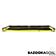 BazookaGoal XXL 180 x 90 - Black Yellow - Folded Front-PIBGXXL10