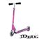 JD Bug Classic Street Scooter 120 - Pastel Pink Angled Low - JDMS124