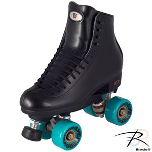 Riedell 120 Celebrity Skates - Black - Width Wide D